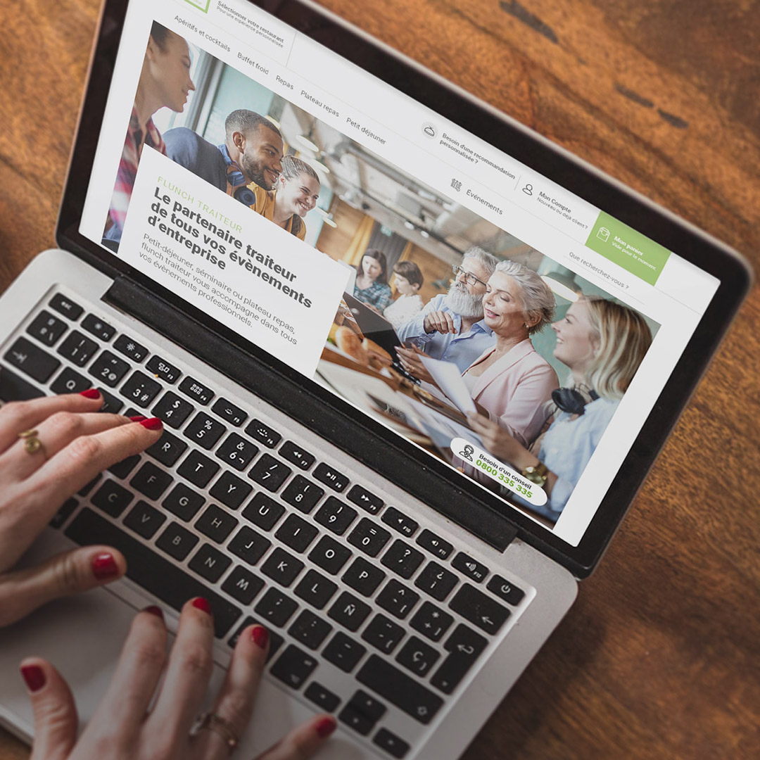 Page d&rsquo;atterrissage flunch traiteur