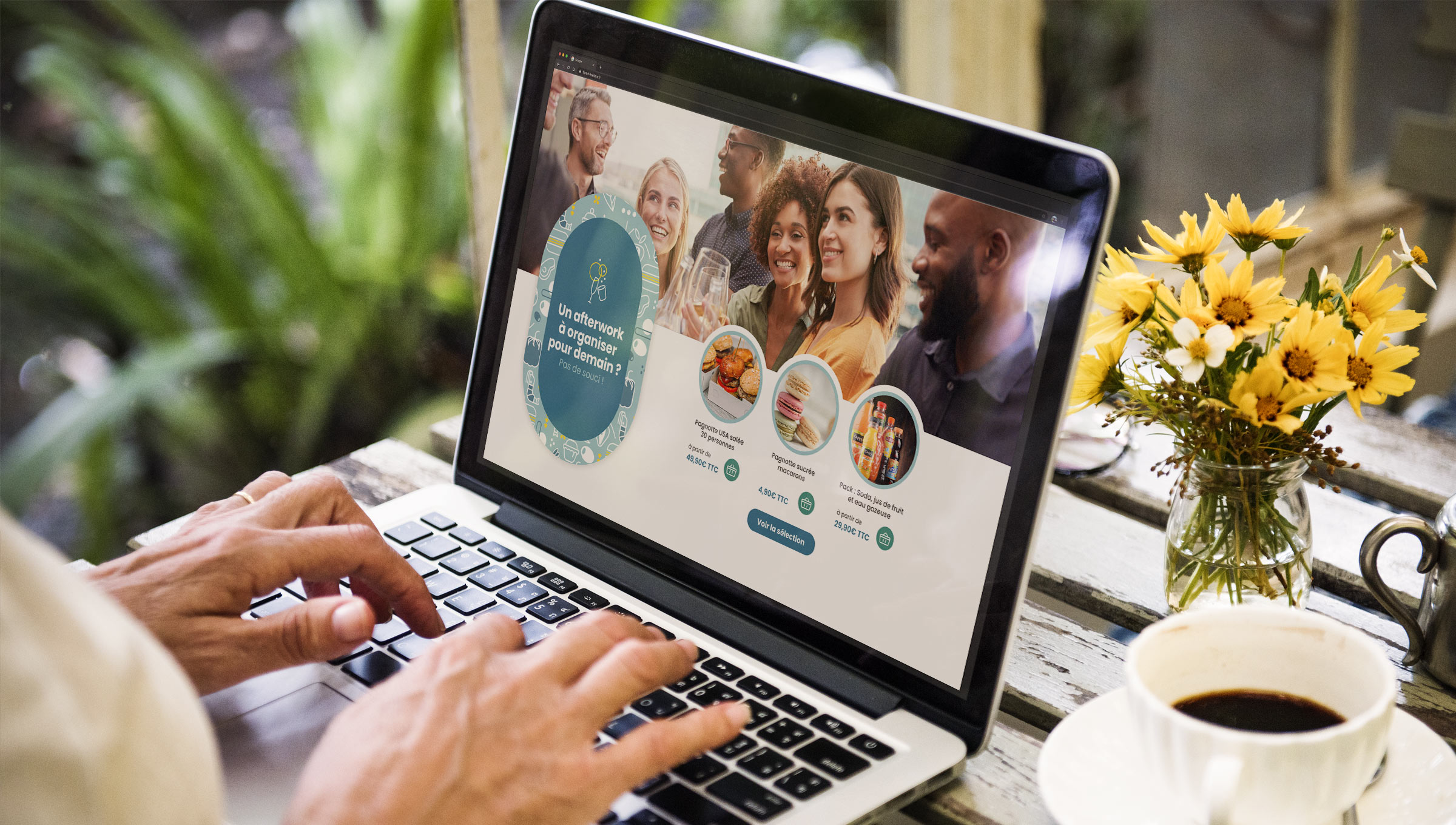 Design site flunch traiteur