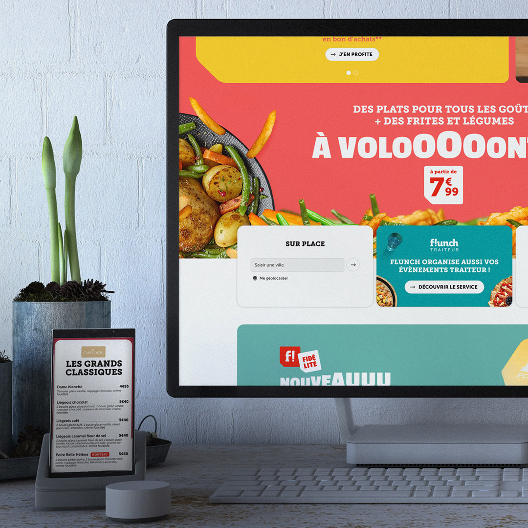 Conception et design flunch.fr